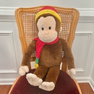 Curious George for Macys soft toy . 25” excellent gently loved condition